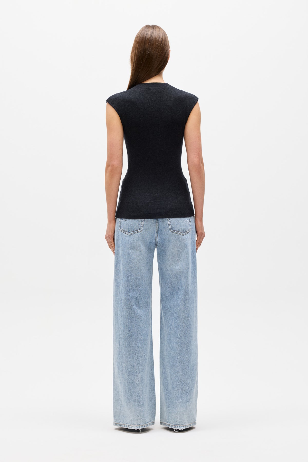 WOOSTER TOP - HEATHER GREY