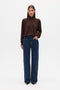 YVETTE KNIT JUMPER - CHOCOLATE BROWN