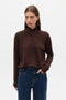 YVETTE KNIT JUMPER - CHOCOLATE BROWN
