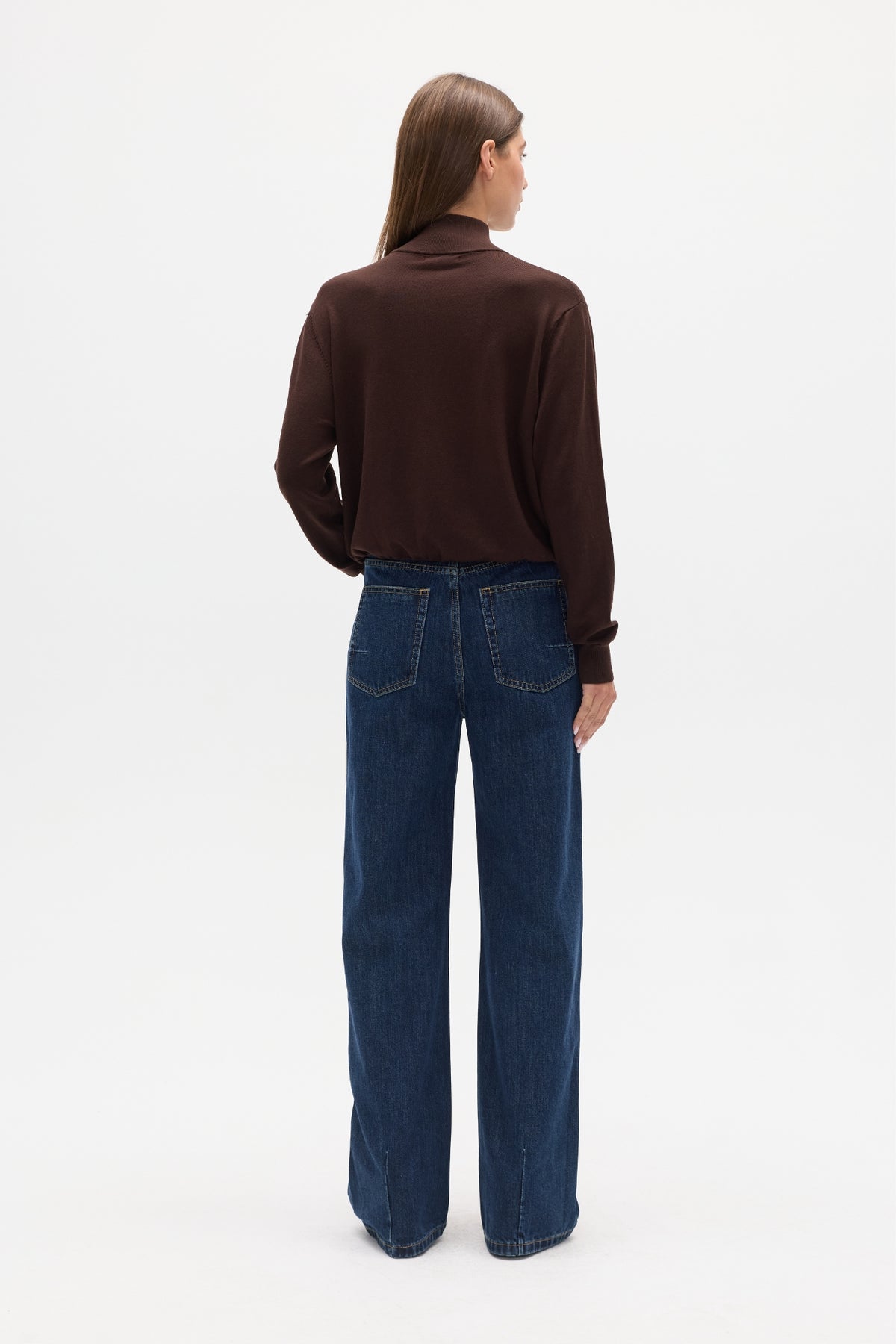 YVETTE KNIT JUMPER - CHOCOLATE BROWN