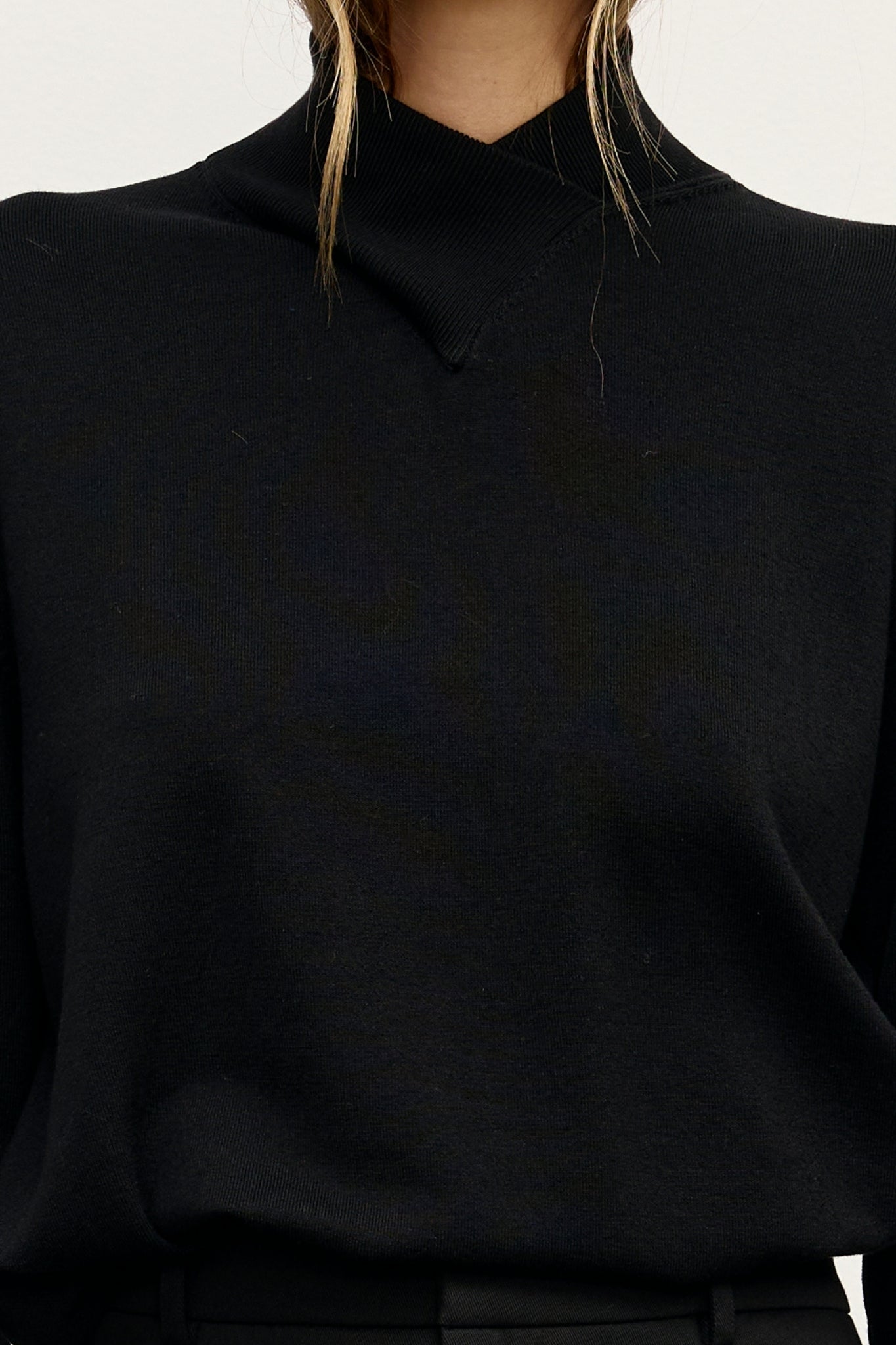 YVETTE KNIT JUMPER - BLACK