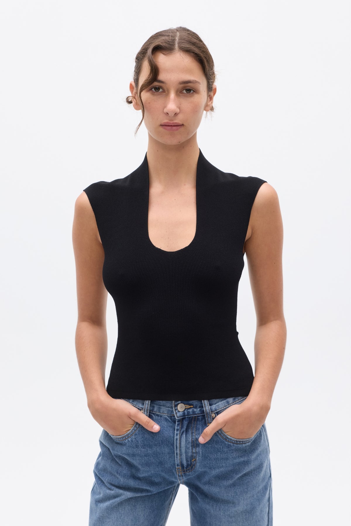 ZELIA TOP - BLACK