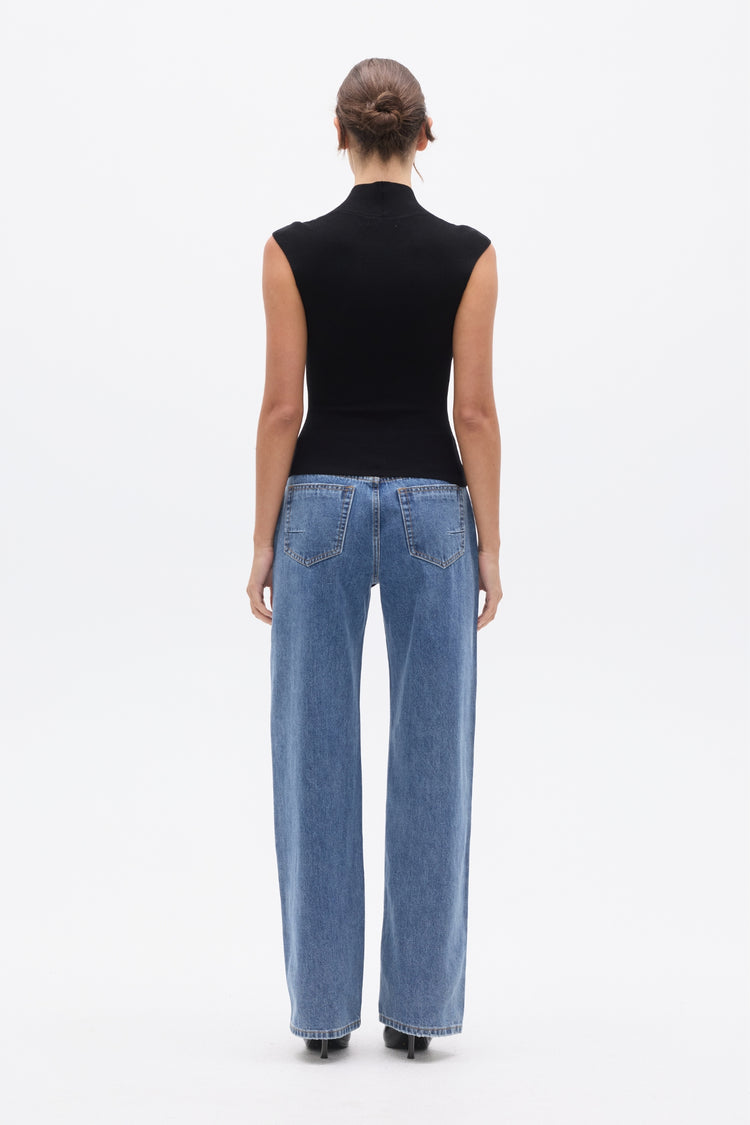 ZELIA TOP - BLACK