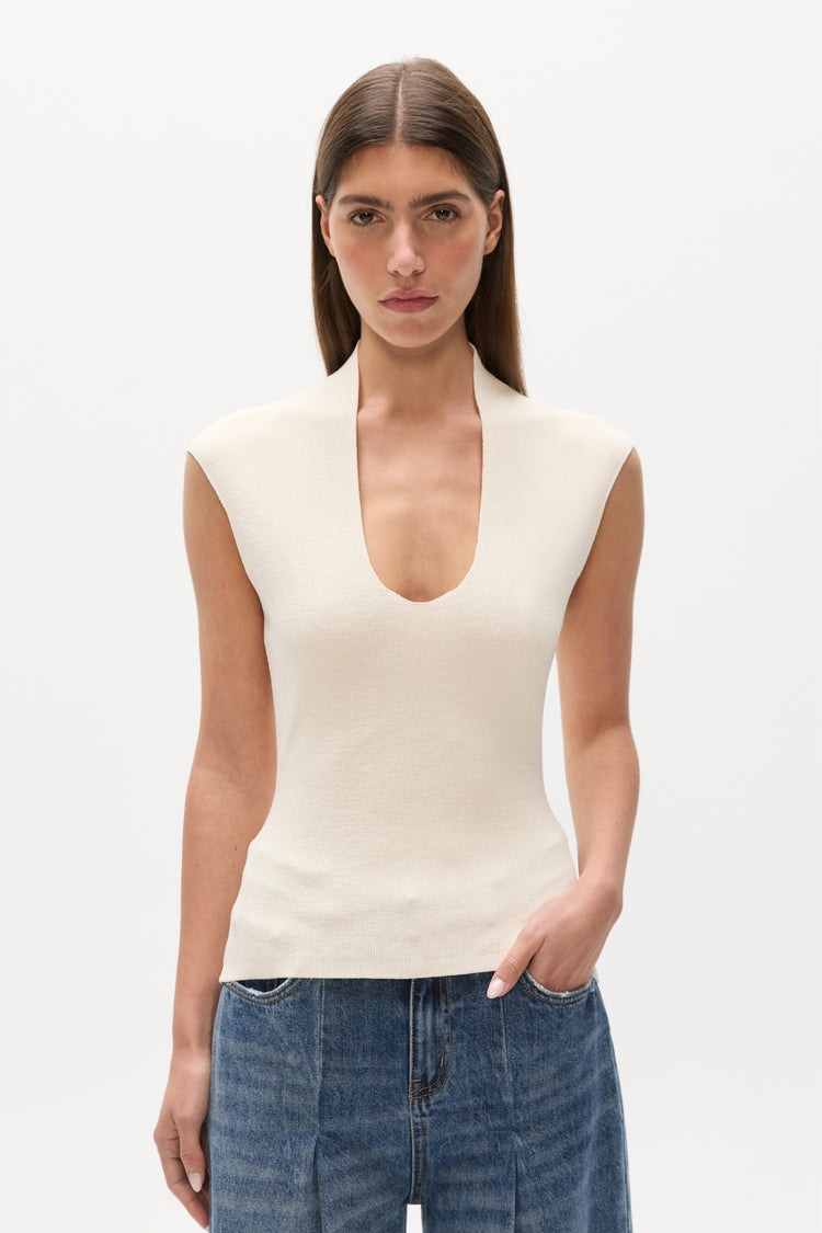 ZELIA TOP - IVORY