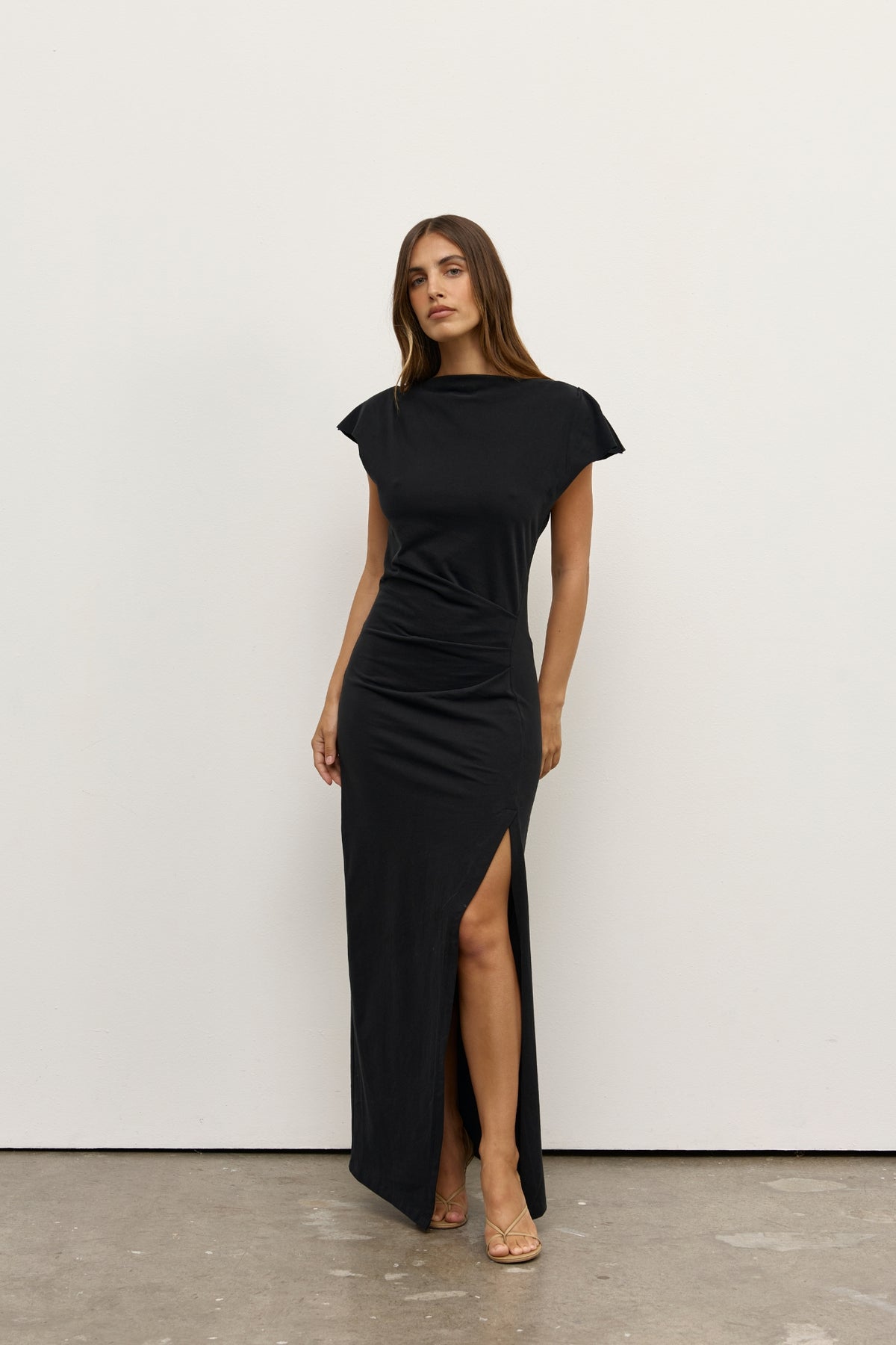ELIANA MAXI DRESS - BLACK