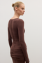 ANISA MAXI DRESS - CHOCOLATE