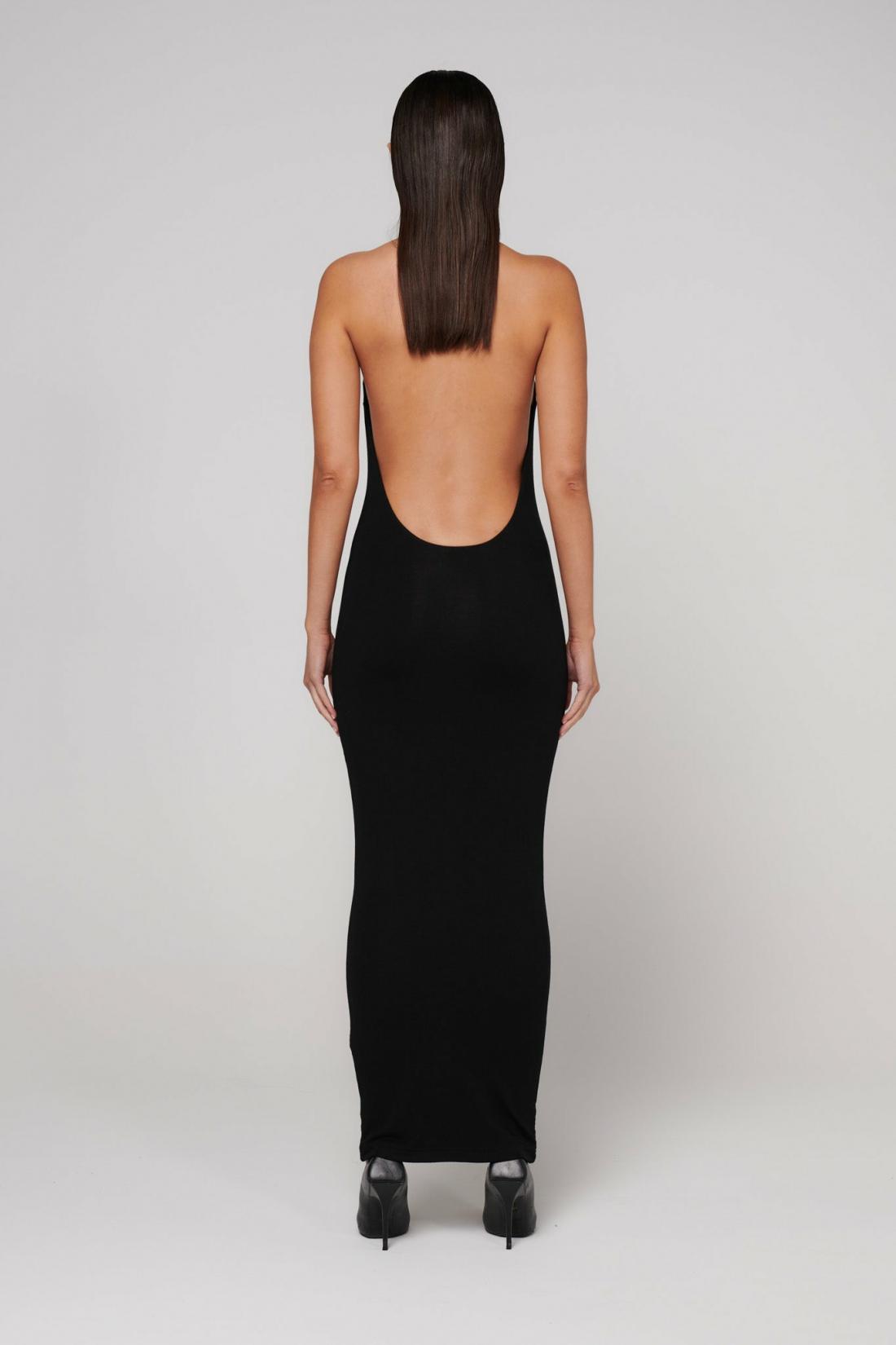 CARMELITA MIDI - BLACK
